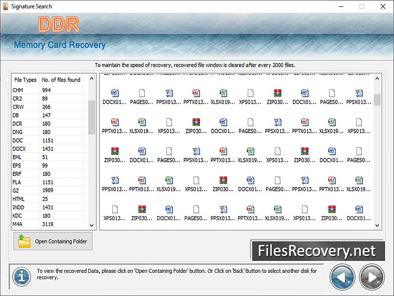 Memory Card File Recovery Software software